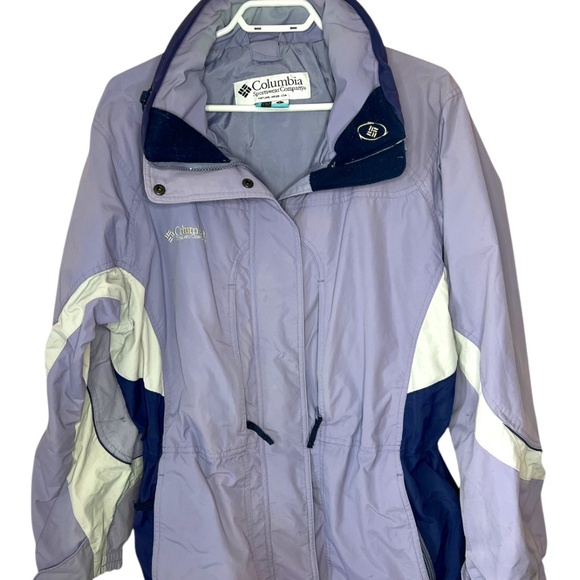 Columbia Women's Core Interchange Purple Snow/Rain Jacket L - Picture 1 of 7